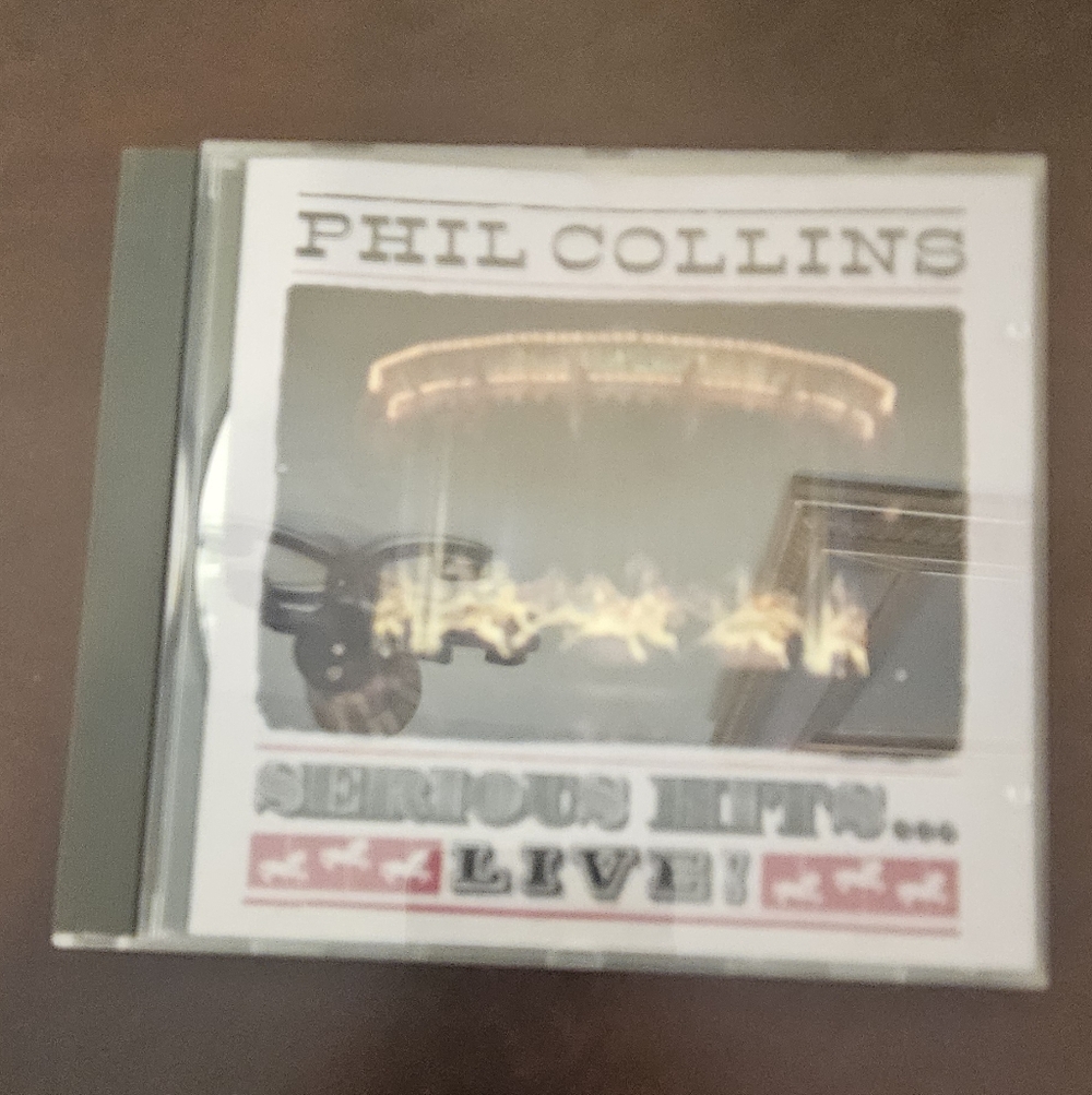 Phil Collins "Serious Hits... Live!" CD - White/Cream